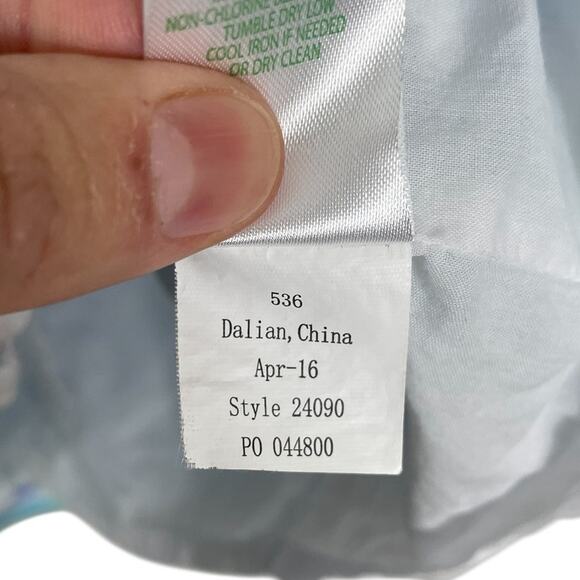 Lilly Pulitzer Ryder Lilly's Lilac Nice Ink Lace Front Shift Dress Size 6 Preppy - Picture 16 of 16